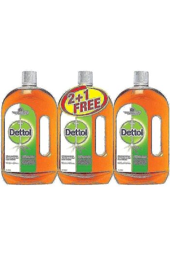 Dettol Multi-Use Cleaner in Liquid Form, 3 x 1L