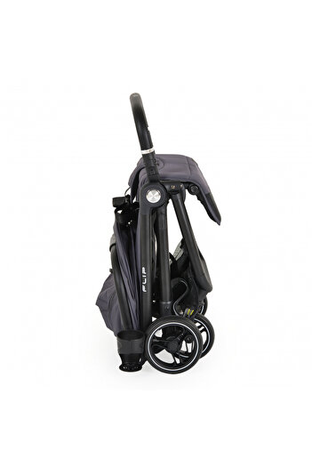 Cangaroo Sports stroller from birth 0-22 kg with automatic compact folding Flip Obsidian Grey
