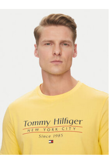 Tommy Hilfiger Men's T-Shirt MW0MW38621 Yellow