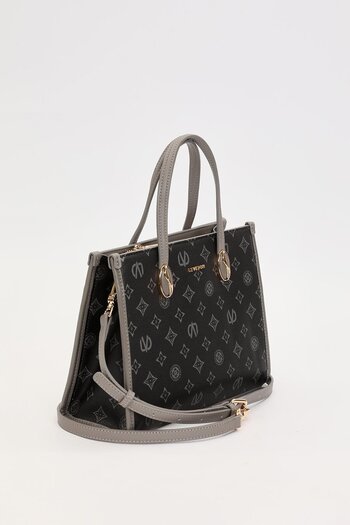 Levidor Blue Lvd Printed Handbag