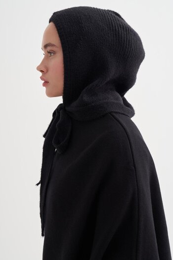carell Knit Balaclava Beanie Headgear Black
