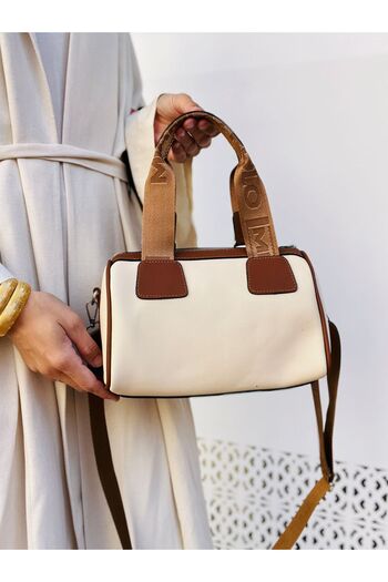 Çanta Trend Women's Shoulder Strap Handbag with Zipper Accessories