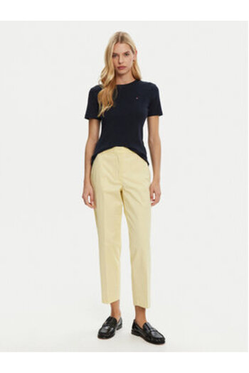 Tommy Hilfiger Women's Chinos WW0WW40504 Yellow