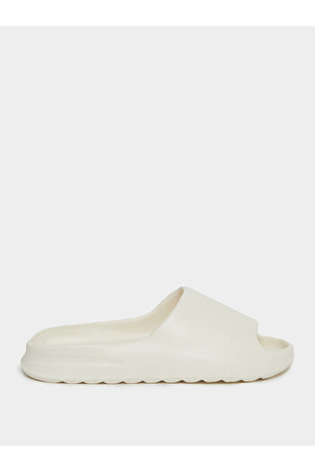 Styli Women White Comfort Slides