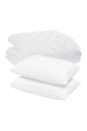 NufJoy Quilted duvet set for 2 people 200x220 cm and 2 pillows 50x70 cm,