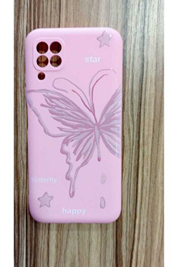 Newon Huawei P40 Lite Butterfly Printed Velvet Phone Case