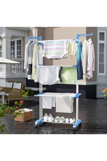 stuffix Clothes Dryer Ronyes, Height 170cm, Blue