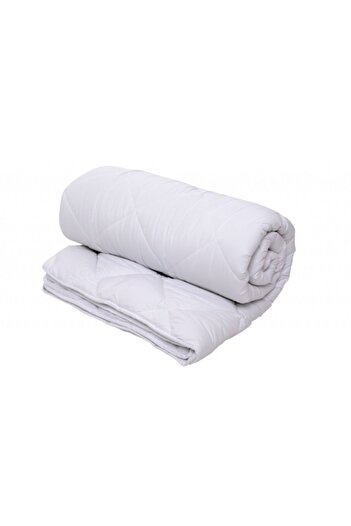 ALCAM Pilota de iarna, Blanche, microfibra matlasata, 140x200 cm, 350g/mp, calduroasa