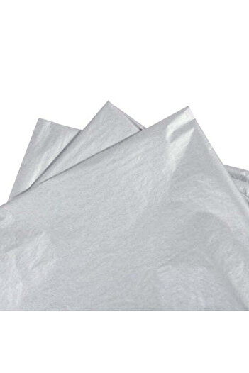 Papette Set of 100 pieces Tissue paper 17g SILVER METALIZED - 50 x 75cm