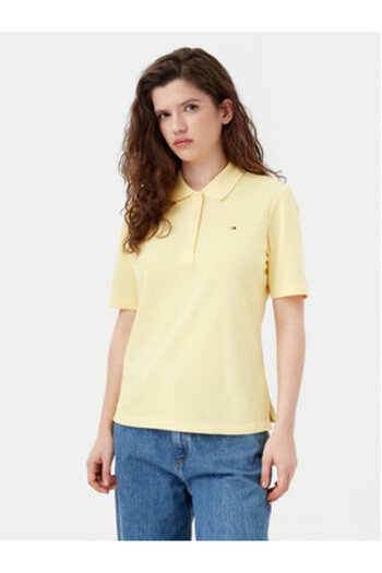 Tommy Hilfiger Women's Polo WW0WW43224 Yellow