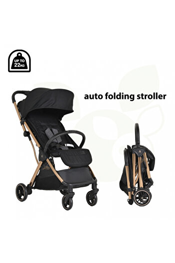 Cangaroo Sports stroller up to 22kg, aluminum frame with compact Autofold folding, adjustable backrest
