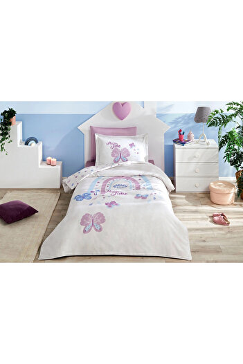 Özdilek Magical Time Tek Kişilik Lastikli Çarşaf Nevresim Takımı