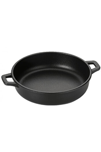 ANTIK ARS Round baking pan 16xh5.5cm with 2 handles, aluminum, non-stick coating