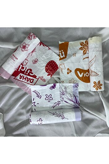 VİORAPLAST 3"lü Ekonomik Set (Çilek,Vanilla,Neptün Hayali)Büyük Boy 30 Adet Kokulu Çöp Poşeti