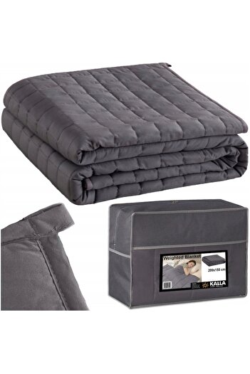 Kalla Cuvertura Kalla, Weighted Blanket, 200x150 cm, 6 Kg, Polyester, Grey