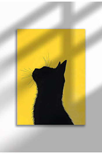 21mxm Black Cat Canvas Print – Digital Artwork on Unframed - Black Cat 11