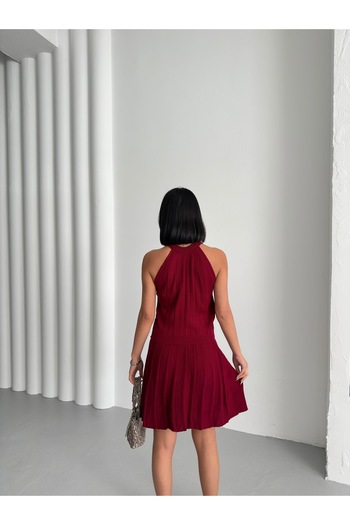 alenmoda Zero-Sleeve Skirt Knitwear Suit Dress