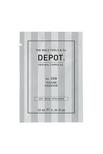 DEPOT , 300 Hair Stylings No. 308, UV Filter, Hair Styling Gel, For Volume, Medium Hold, 10 ml