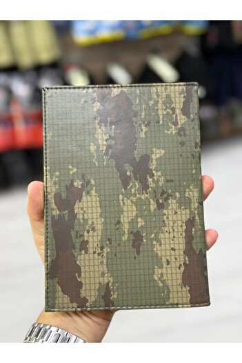 KOMANDO PAZARI Military Notebook Large Size Camouflage Checkered 110 Pages