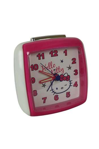 SANRIO Hello Kitty alarm clock, fluorescent hands, 8 x 9 cm, ZR26320