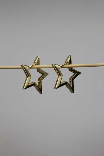 Nenya Vip Steel Star Model Earrings