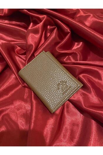 mlio Brown Minimalist Stylish Card Holder Wallet