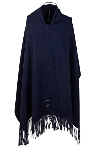 DACSHOP Lady's scarf uni 24, 180x70cm, navy blue