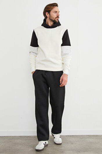 Fulla Moda 3 Threaded Waist Tie Pocketed Sweatpants