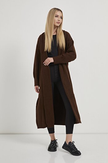 Arma Life Armalife 1193 Shawl Collar Long Knitwear Women Cardigan