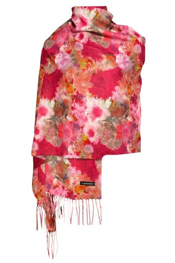 DACSHOP Lady F cashmere scarf, Dacali, cyclam, 180 x 70 cm