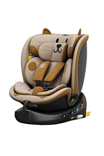 BUF BOOF Car Seat B-Joy DELUXE iSIZE OrangeCAT Isofix sleeping position 155 degrees rotating 360 degrees