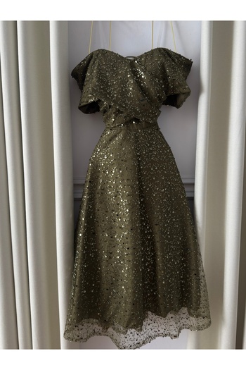 ABRARYZ Elegant midi evening dress