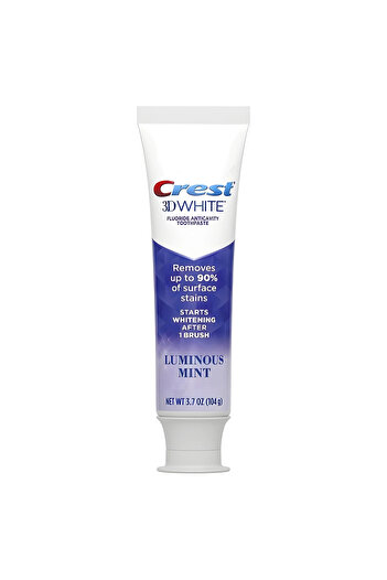 CREST 3D White Advanced Luminous Mint Toothpaste, 104g