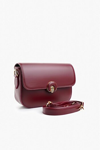 Morlex Women's Burgundy Bag Long Strap Lined Crossbody Hand and Shoulder Bag