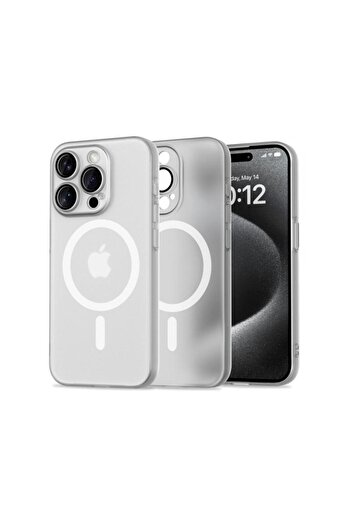 Tech-Protect MagSafe Case for Apple iPhone 15 Pro MagSlim White