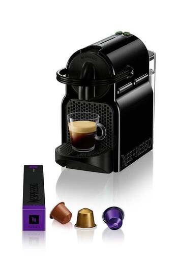 Nespresso Inissia D40 Espresso Capsule Coffee Machine, 19 Bar Pressure 0.7 L 1260 W Black