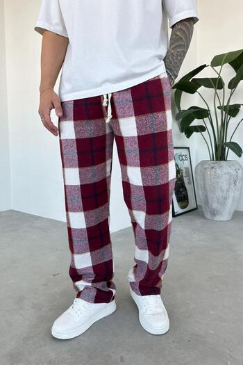HAFKAGİYİM Red Striped Unisex Relaxed Pajamas