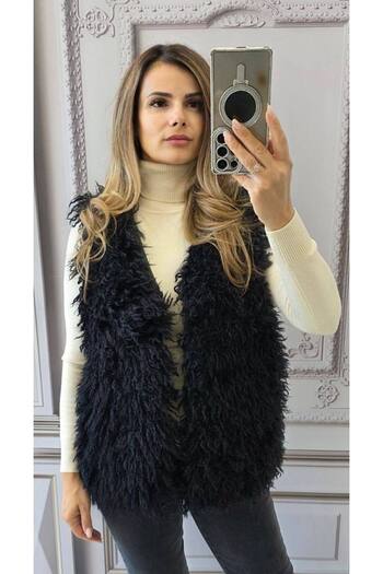 GLAMSI Fluffy vest made of soft material