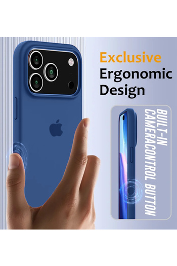 Wtech Apple iPhone 17 Pro 5G 2025 Luxury Premium Quality Liquid Silicone Case Cover