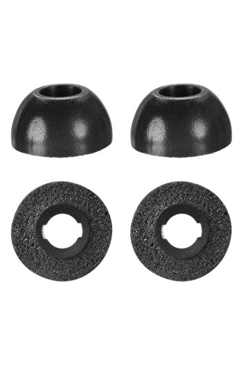 PadForce Set of 4 memory foam earplugs for Samsung Galaxy Buds Pro - Black, L