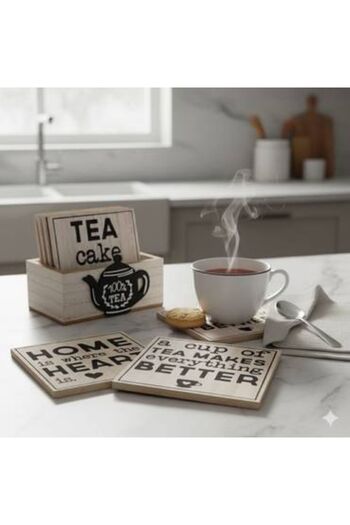 Generica Set of coasters for coffee and tea cups and mugs