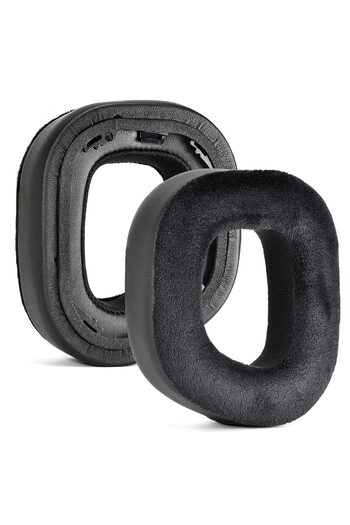 PadForce Earpads Cushion for Corsair HS80 RGB Wireless - Black, Velvet