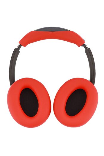 PadForce Set of 3 silicone covers for Sony WH-1000XM3, 1000XM4 headphones, protection and Anti-Sweat- Red