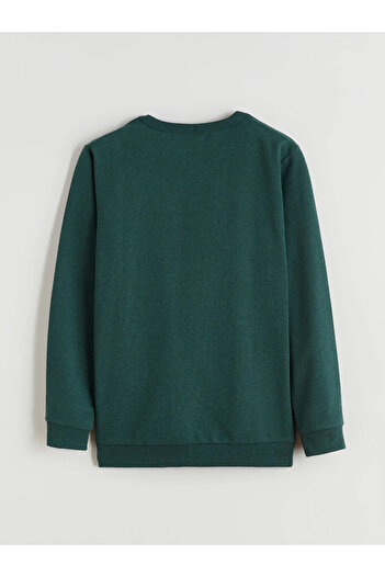 LC Waikiki Lcw Kidsgreen Crew Neck Boys' Sweatshirt