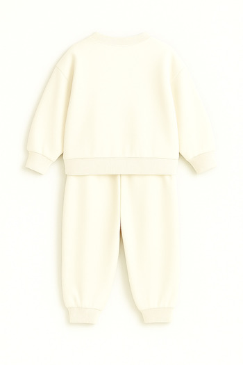 Let's Wear Wild Like My Curls Printed Kids Premium Compact Kids Set with Pockets and Drawstring - 2 Piece Sport Set
