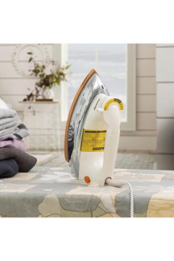 Geepas Automatic Dry Iron - GDI23011 | Iron Box with Temperature Settings Dial and Auto Shut Off Fun