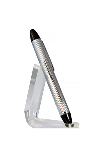 Jean Louis Scherrer Jean Louis Scherrer fountain pen, metallic, silver, iridium Point nib