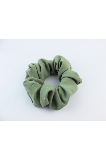 İLKYAZ Glitter Soft Fabric Rubber Buckle Bagel Buckle - Çağla