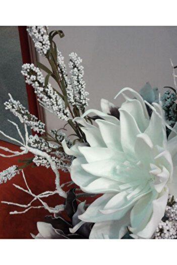 OEM Decorative flower Echeveria alba, H100cm