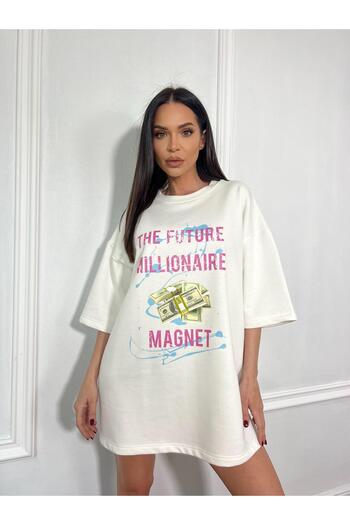 CC STORE MILLIONAIRE oversized dress shirt with an urban print and attitude
